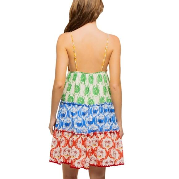 FARM RIO Summer Mix Mini Dress Size XS NWOT - Picture 6 of 7